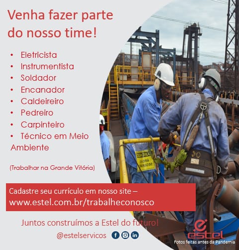 Oportunidades de Emprego para Trabalhar na empresa Estel.