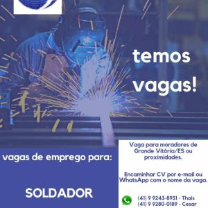 Vagas de Emprego para Soldadores na Sincroniza Engenharia